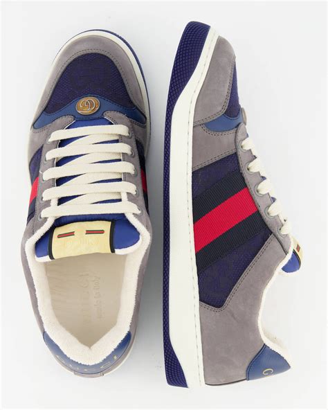 gucci sneaker herren blau|gucci tan sneakers.